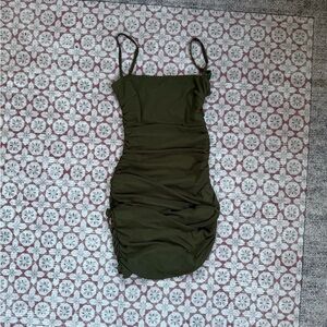 Princess Polly Olive Mini Dress